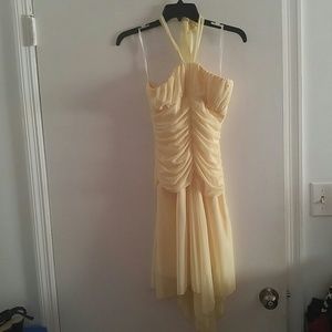 Taboo yellow formal dress